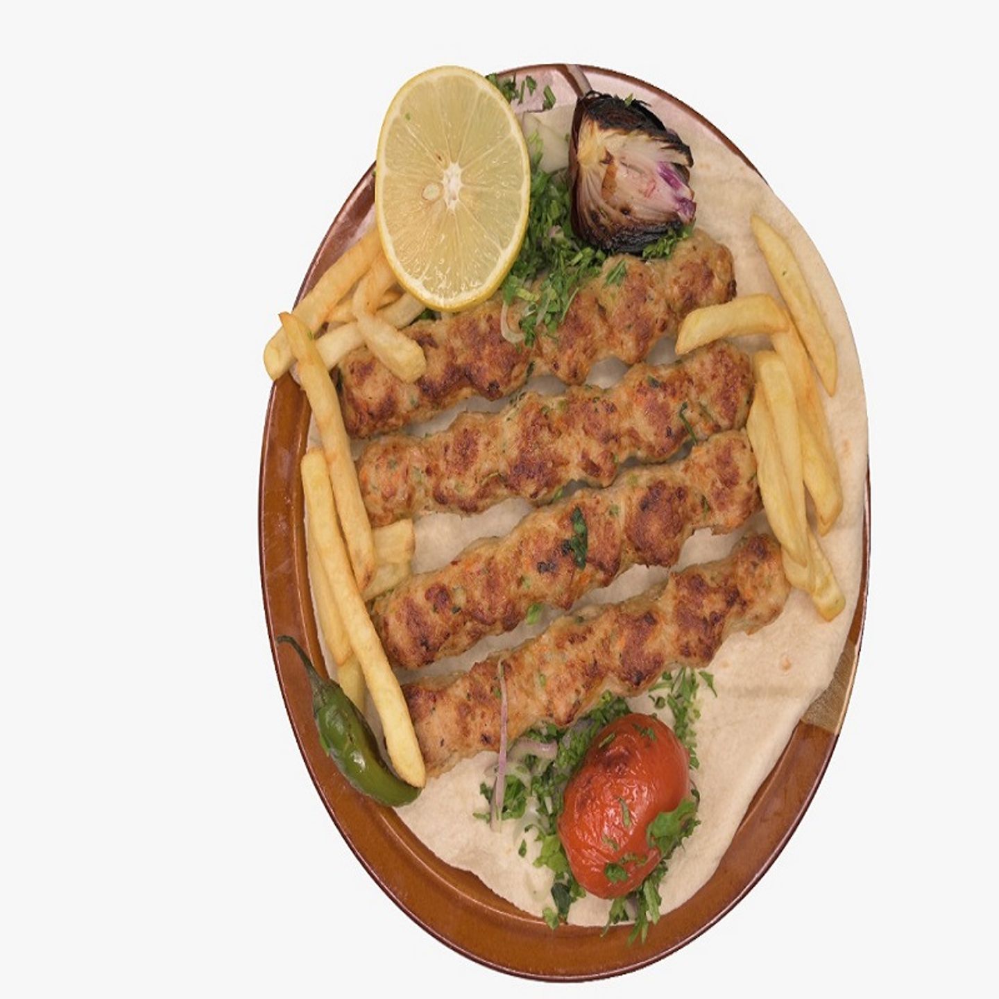 صحن كباب دجاج