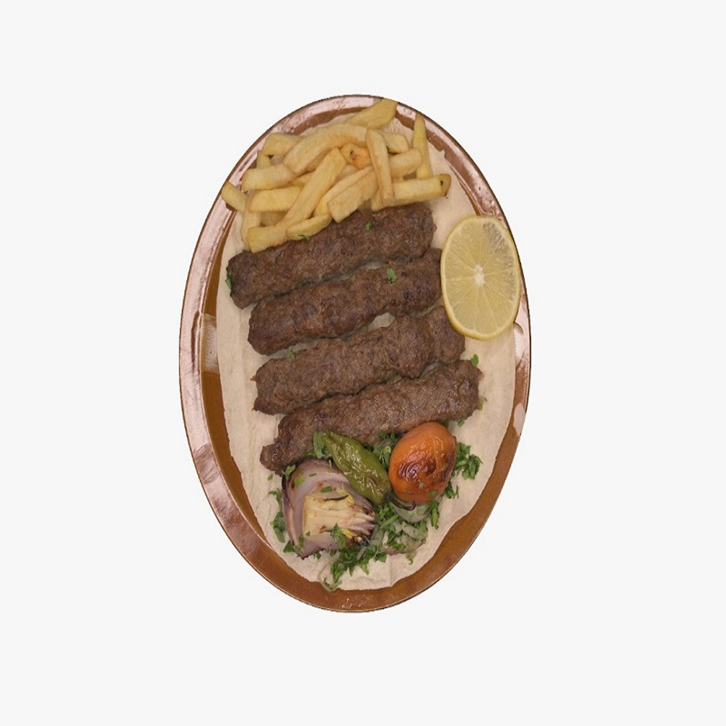 صحن كباب لحم