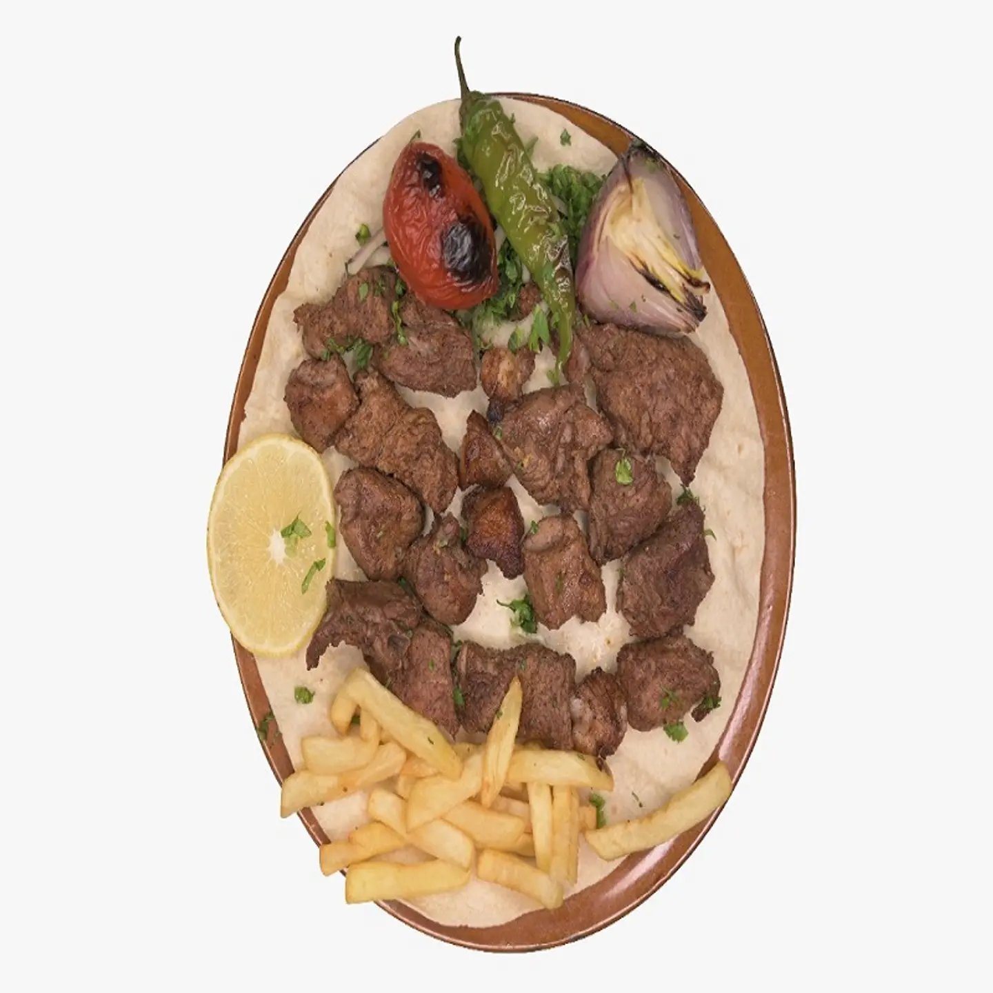 صحن أوصال لحم