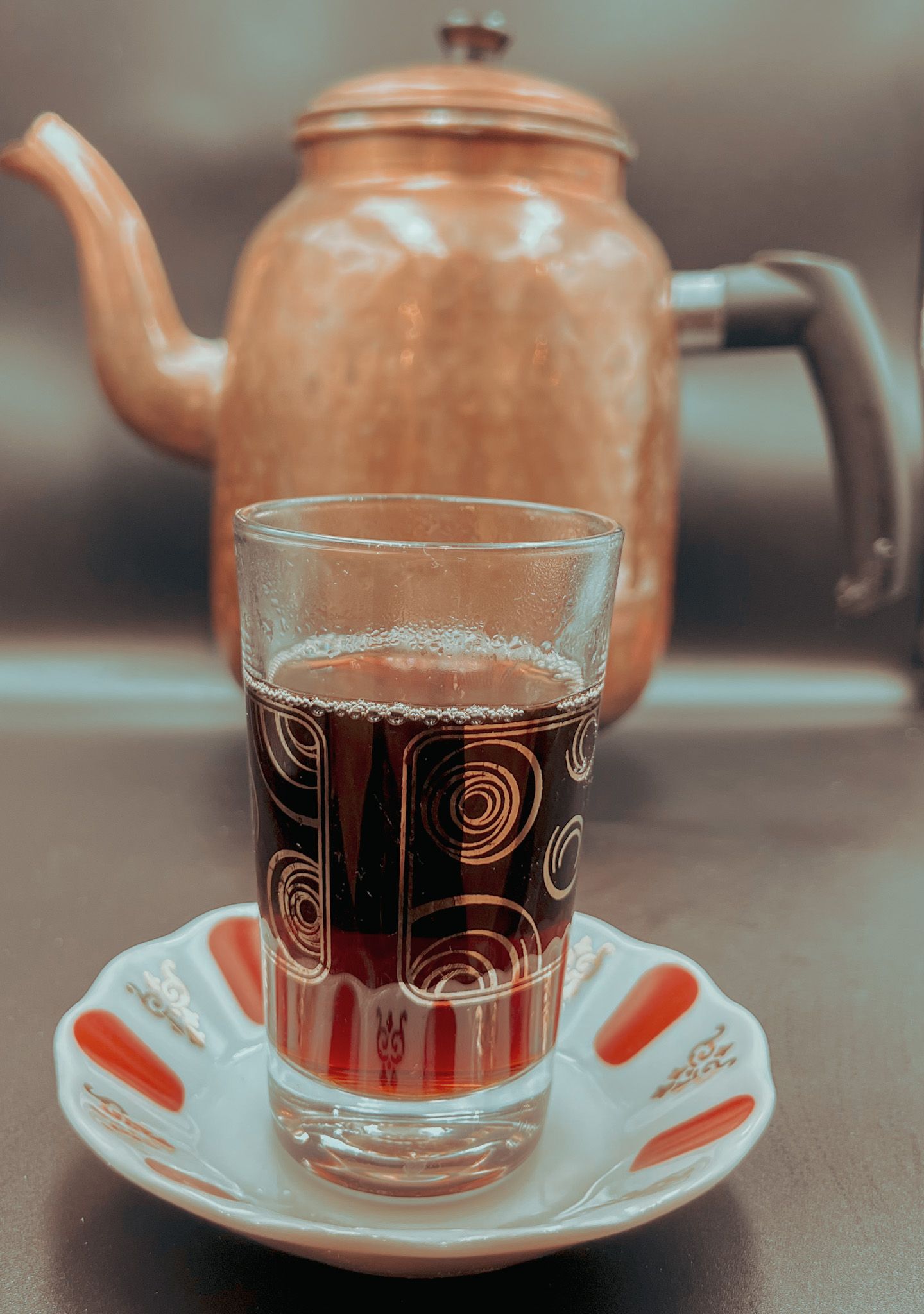 شاي بالبخار  - صغير