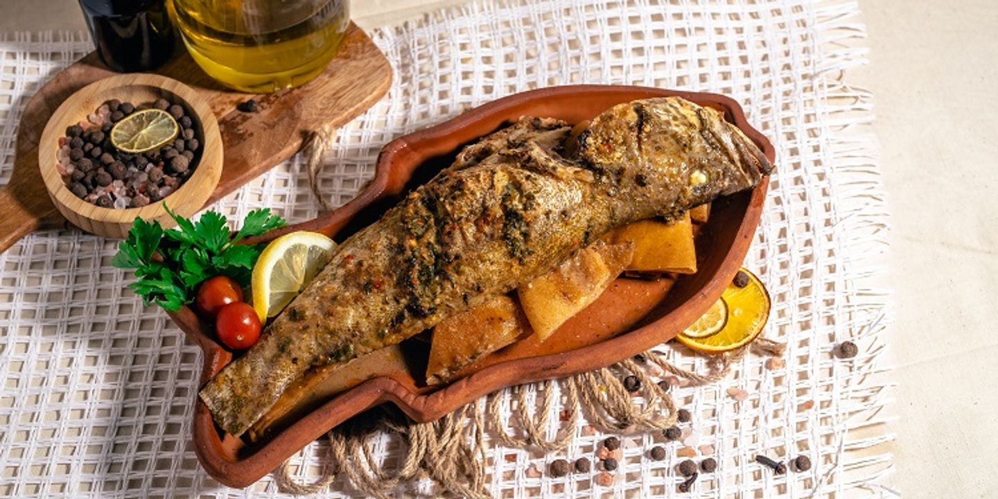 سمكة سالية المشوية