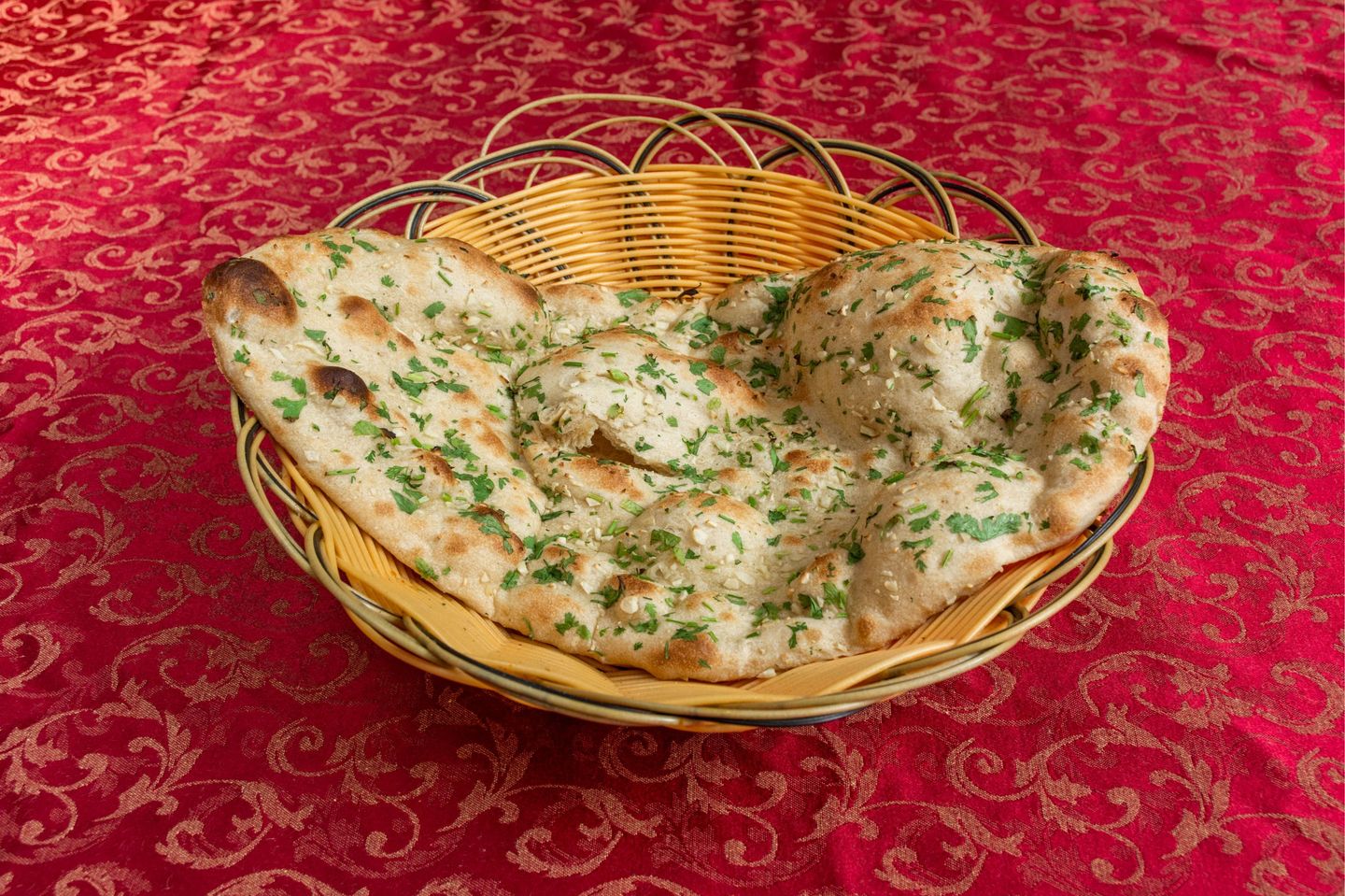 خبز نان بالثوم