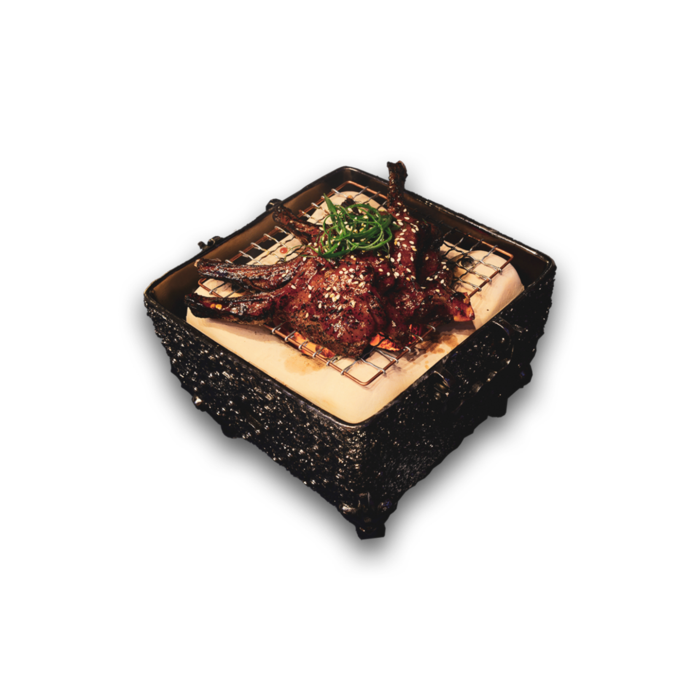 Grilled Ribs Lamb With Pepper Honey