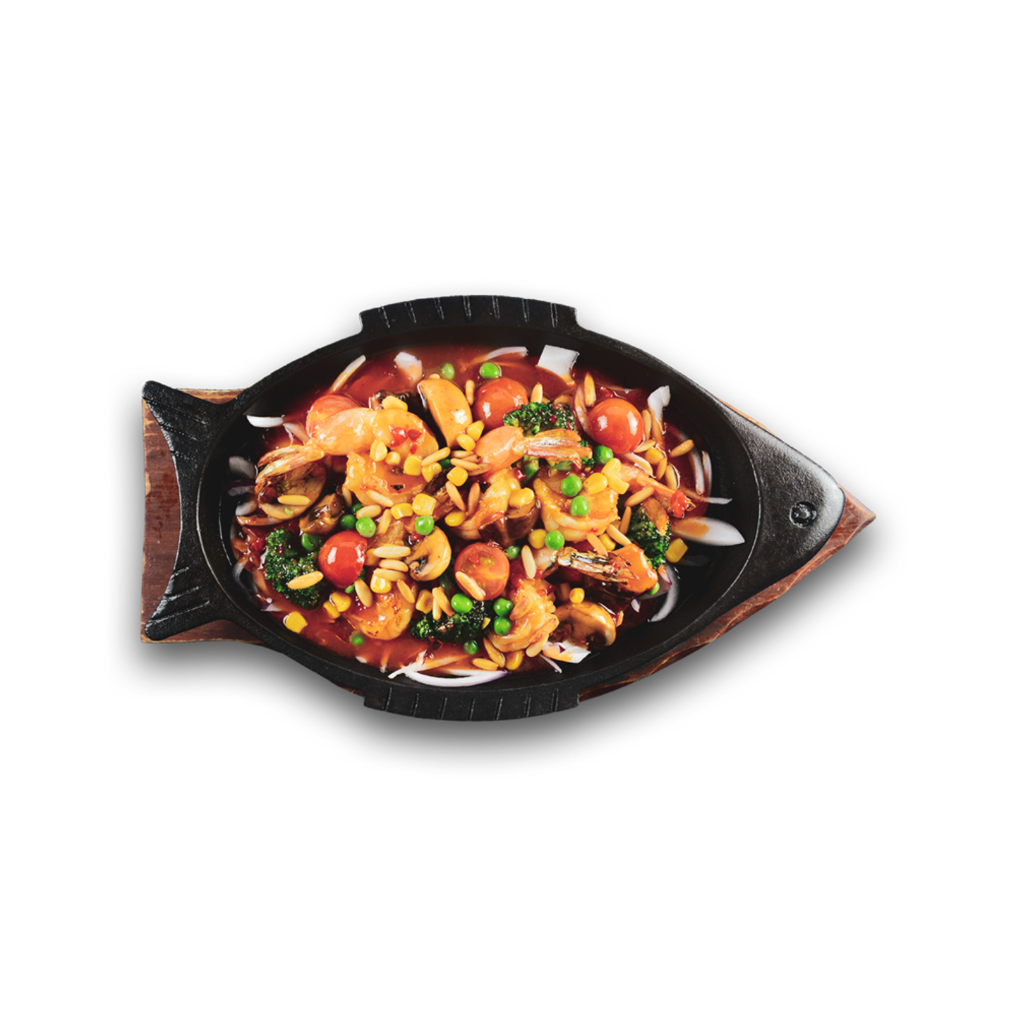 Prawn Teppanyaki With Spicy Tomato
