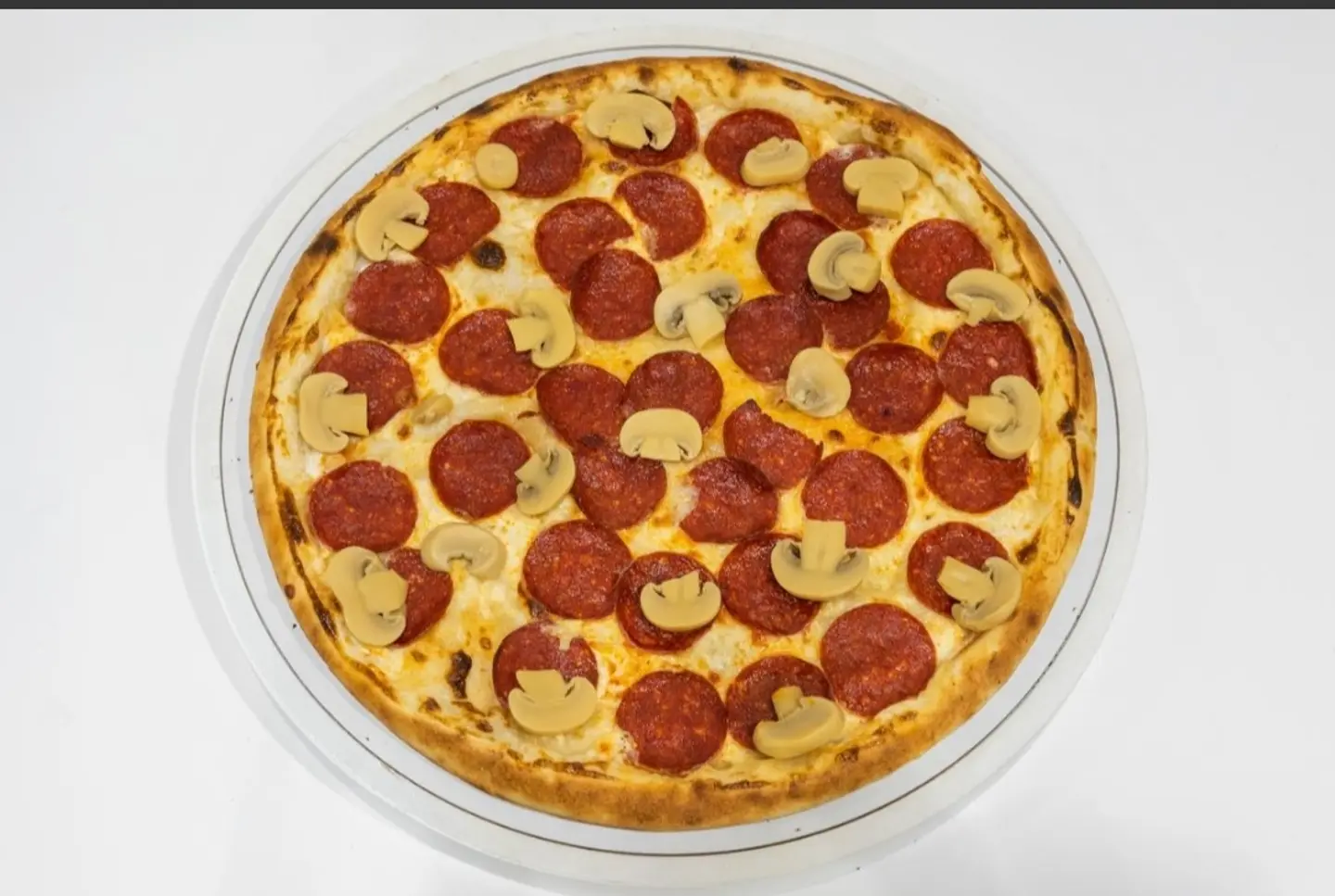 Pepperoni Pizza With Mushroom