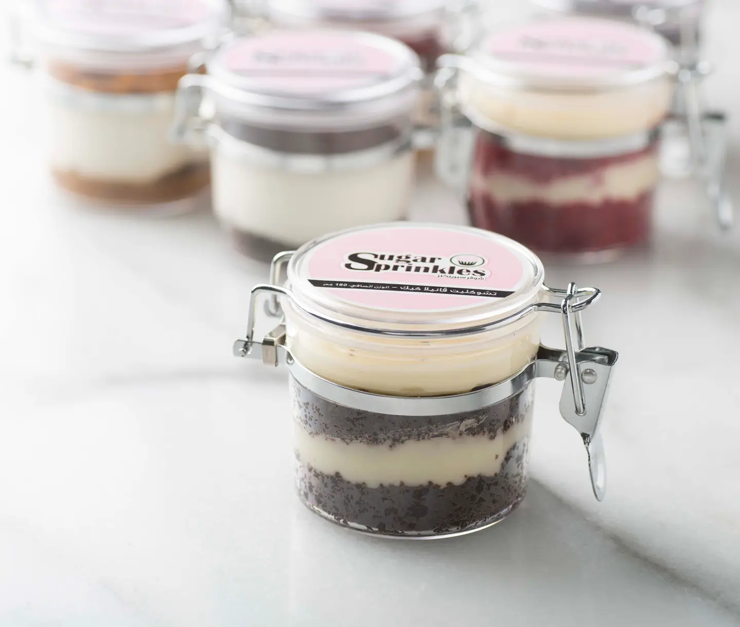 Cake In Jar Choco Vanilla