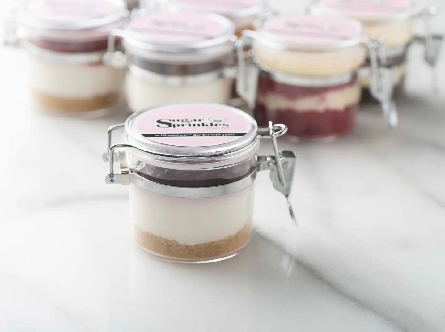 Cake In Jar Blue Velvet