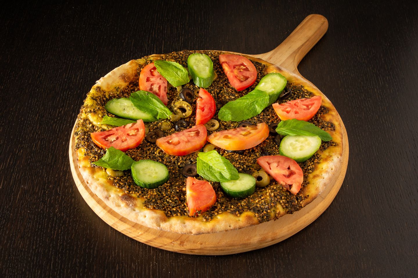 زعتر مع خضار
