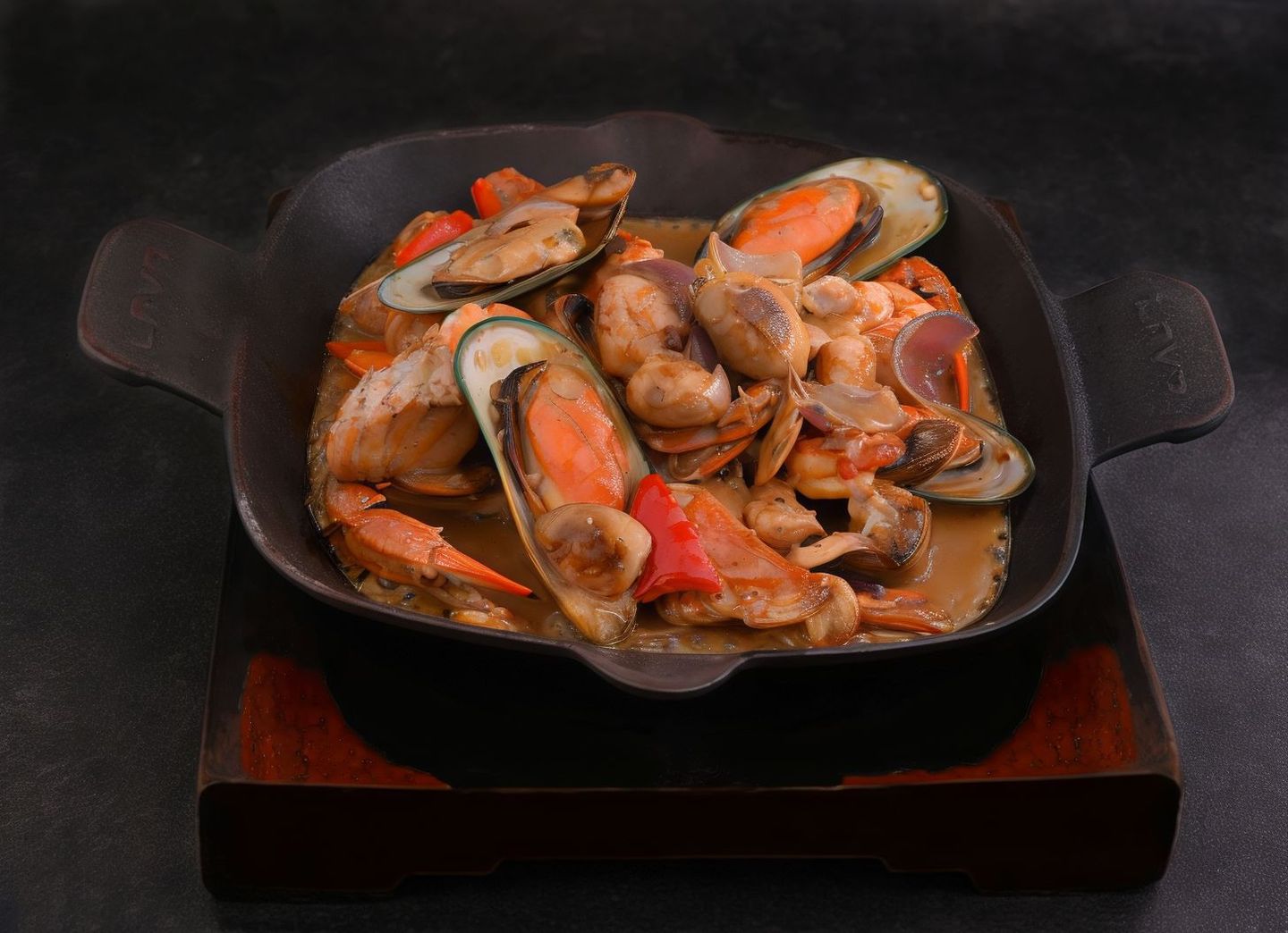 Grilled Sizzling Seafood