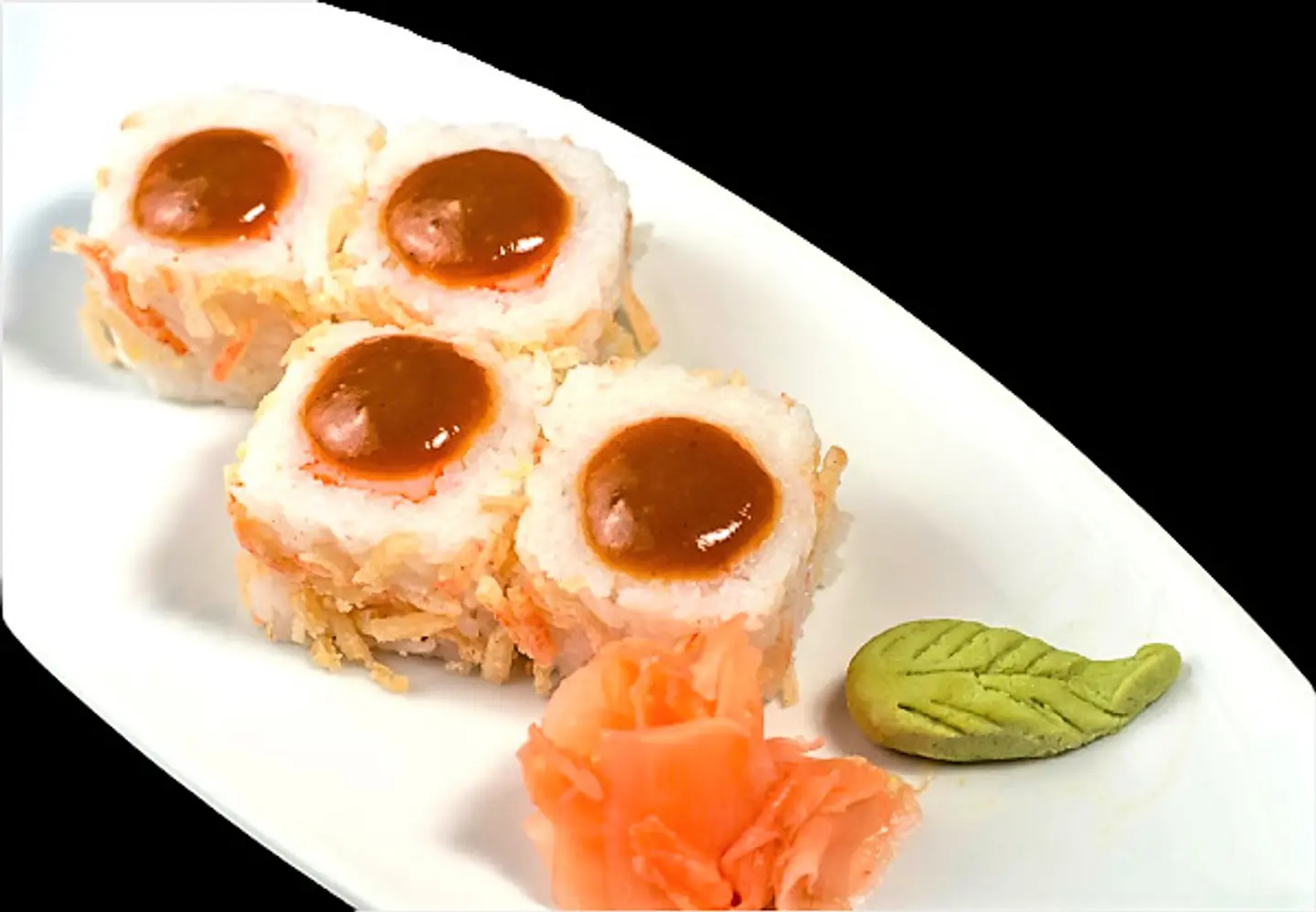 سبايسي كراب فوشي رولز