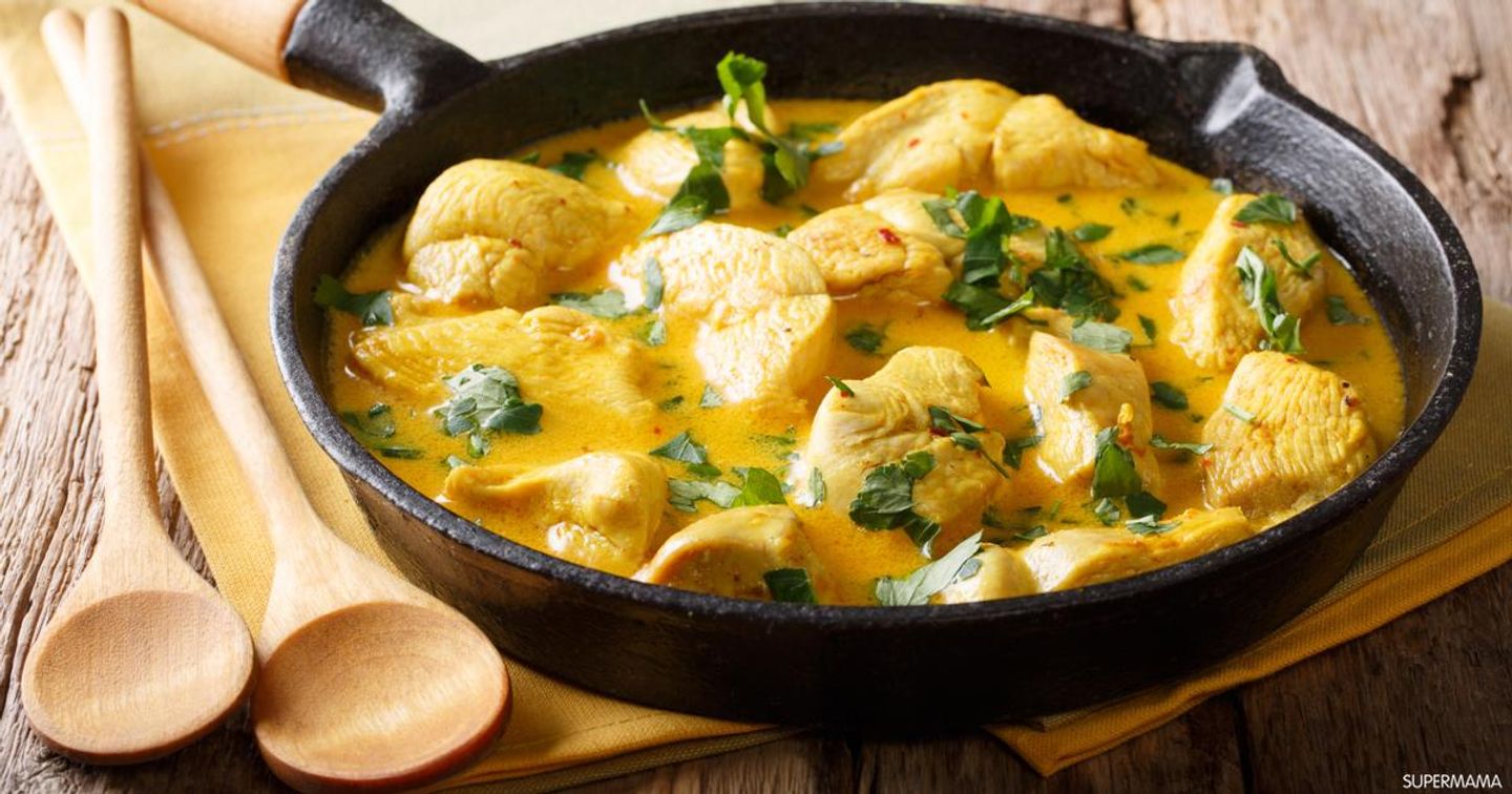 نص دجاج كاري
