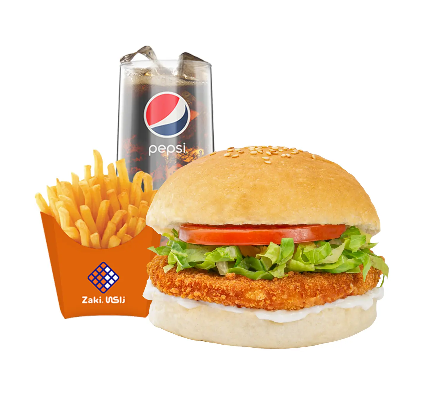 Big Chicken Burger Meal