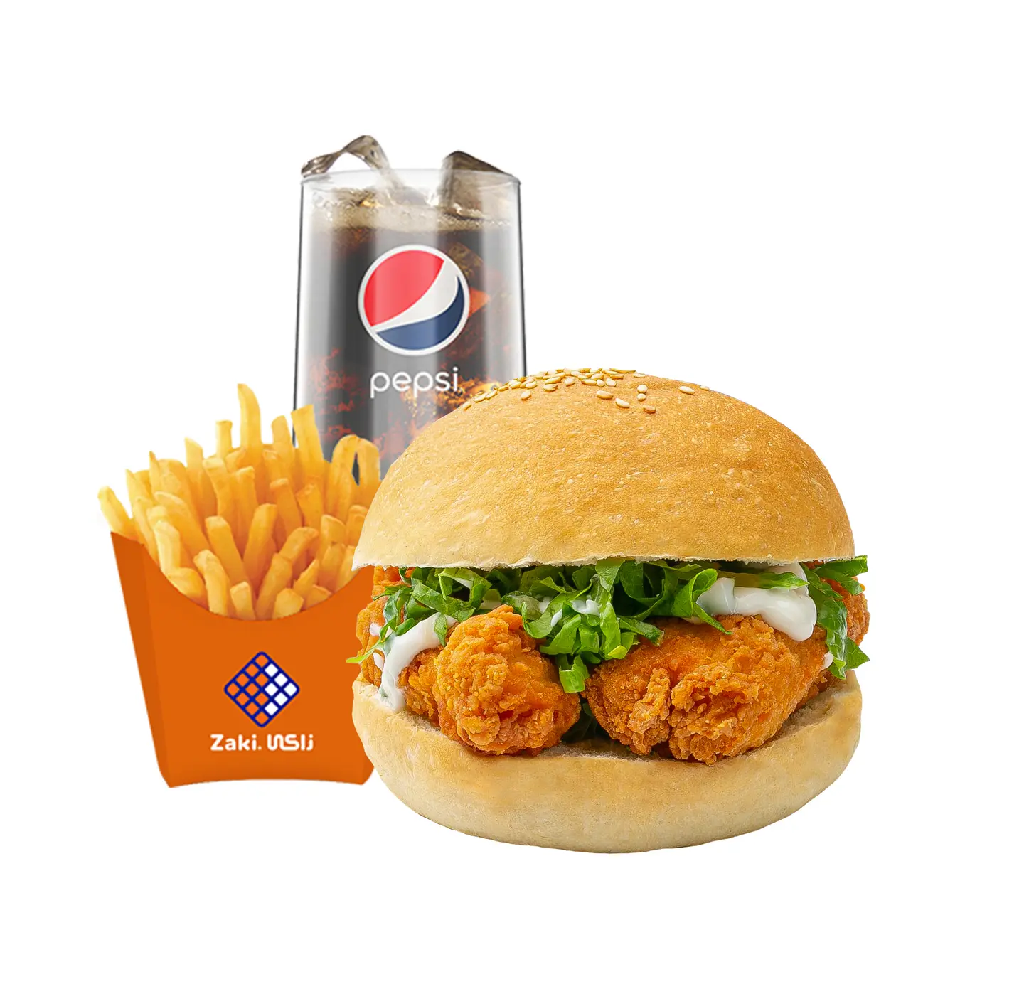 Double Tender Burger Meal