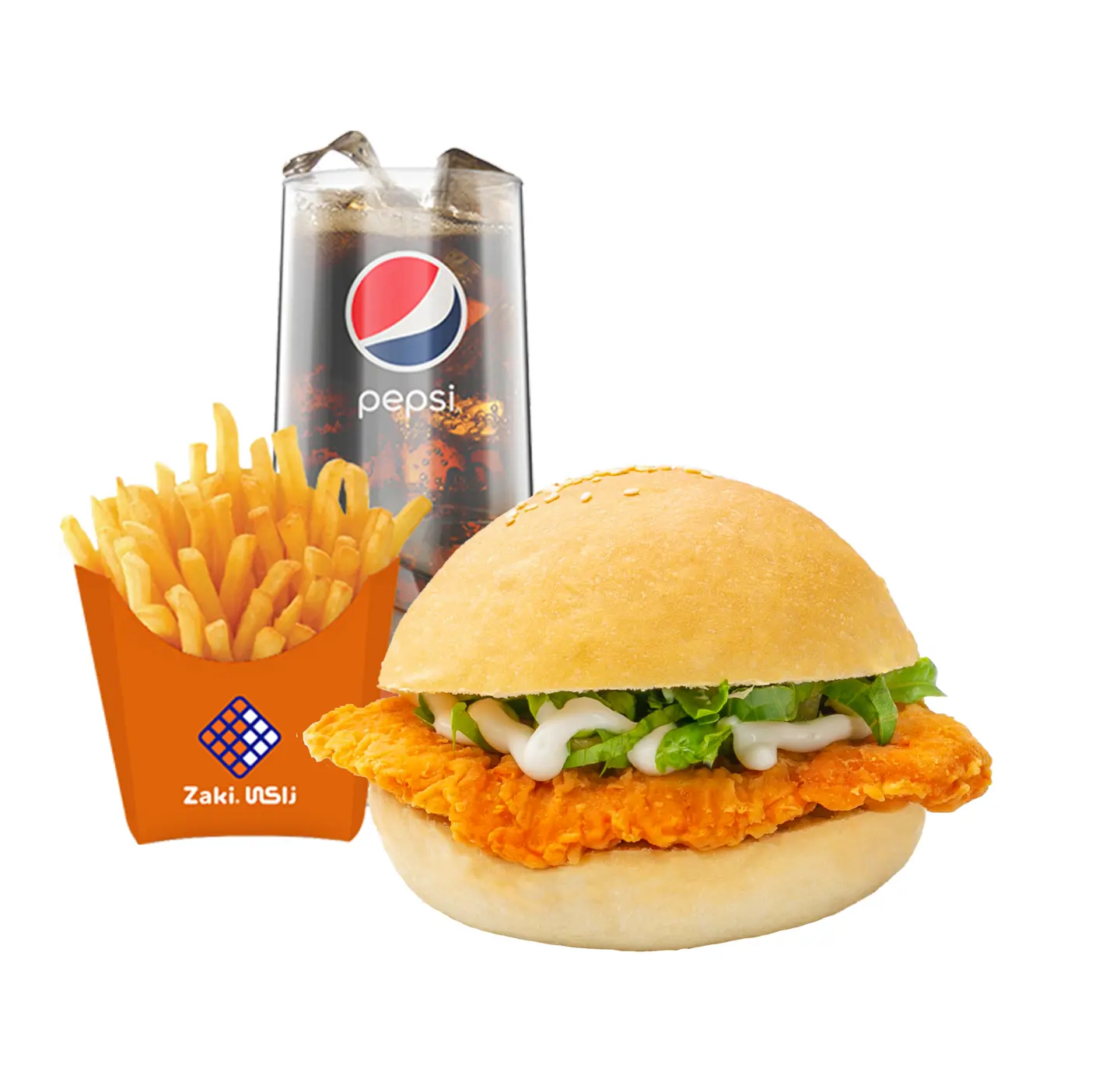 Crispy Burger Meal