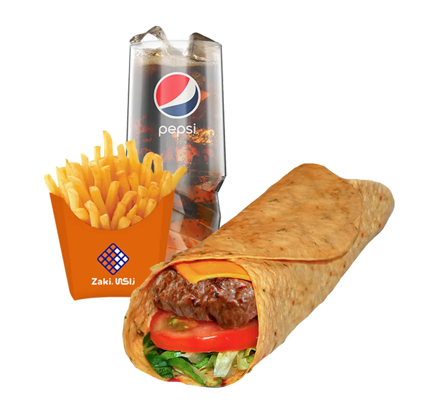 Beef Wrap Meal