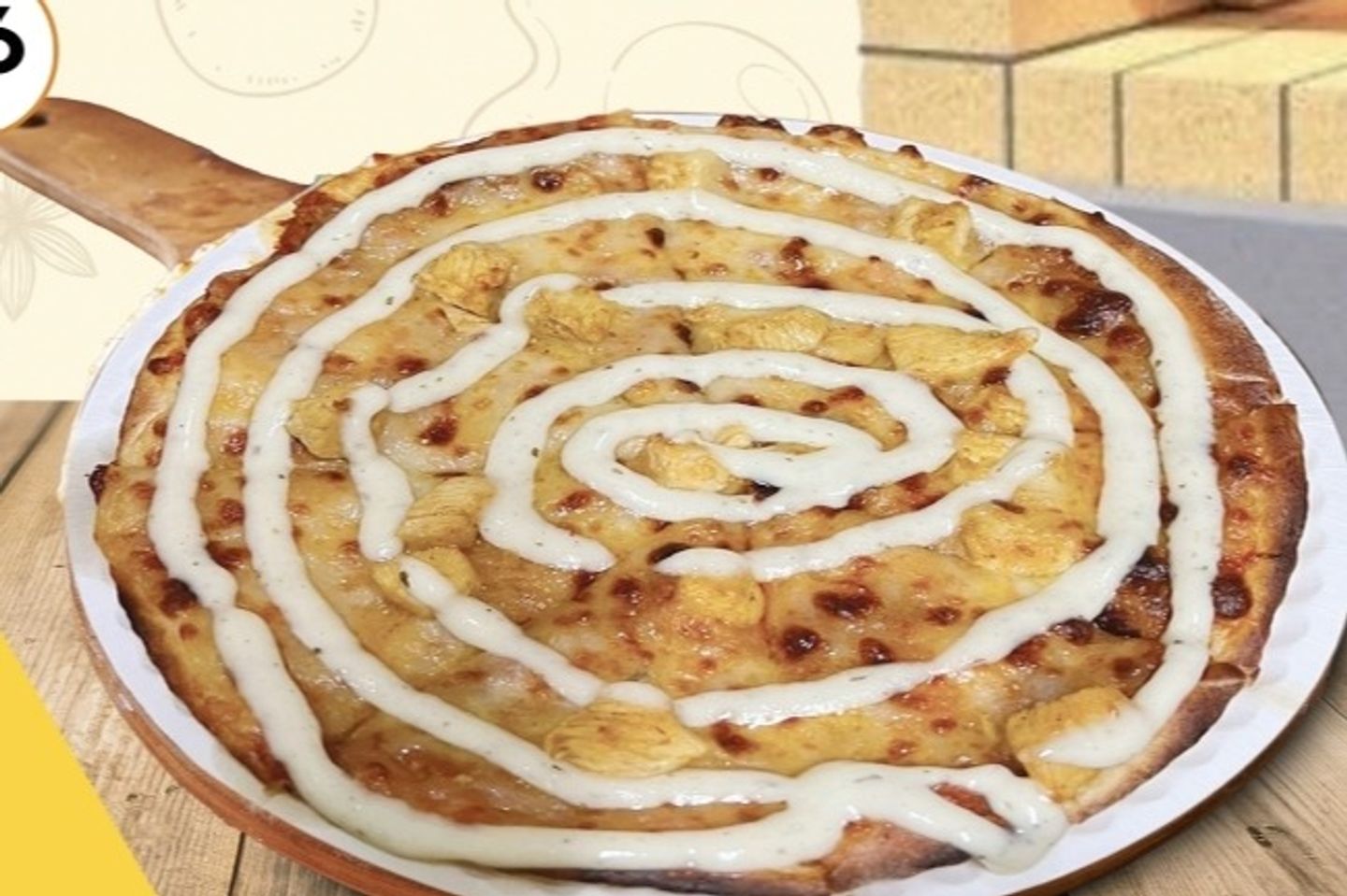Medium Ranch Pizza