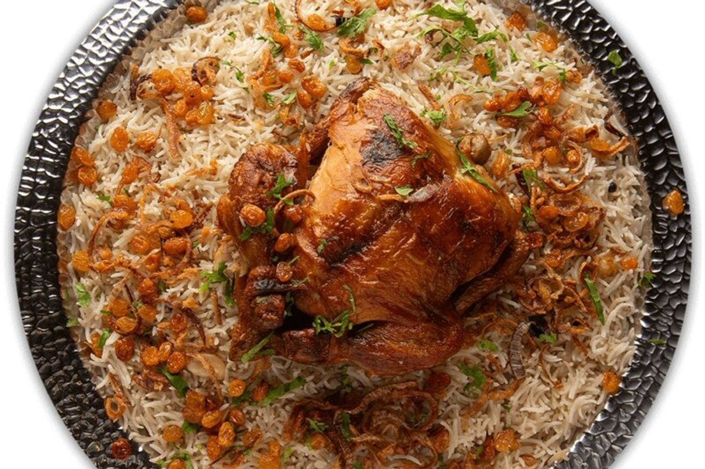 حبة دجاج شواية مع رز