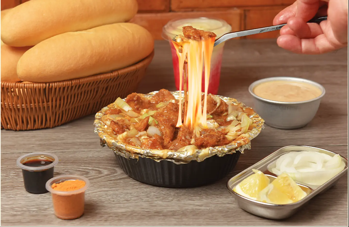 مدفون دجاج بالجبن