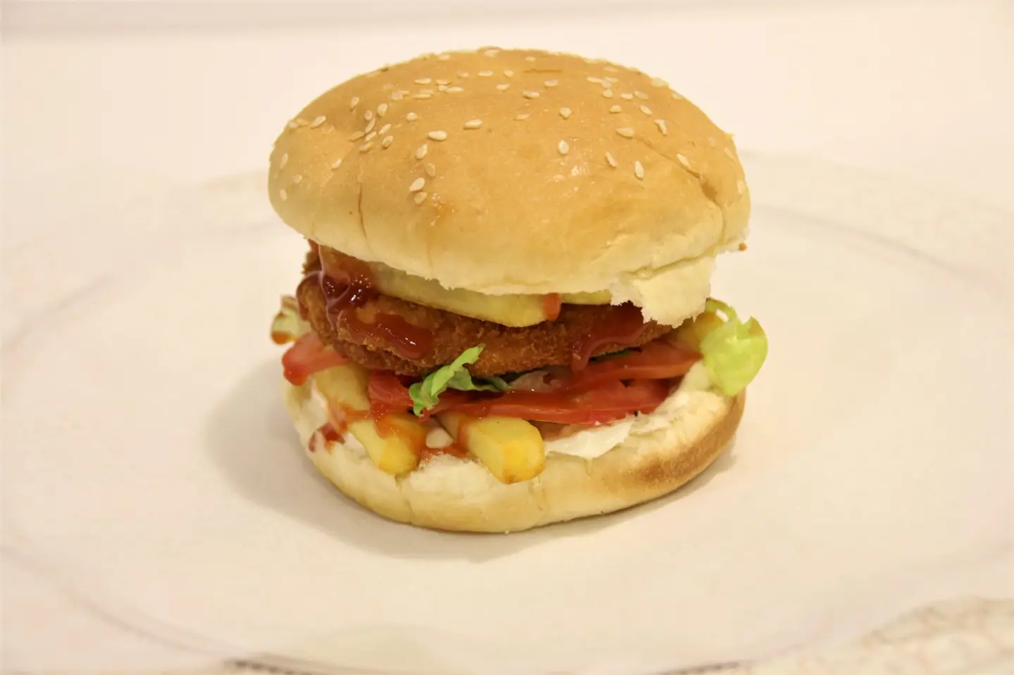 Chicken Burger - With Cheese