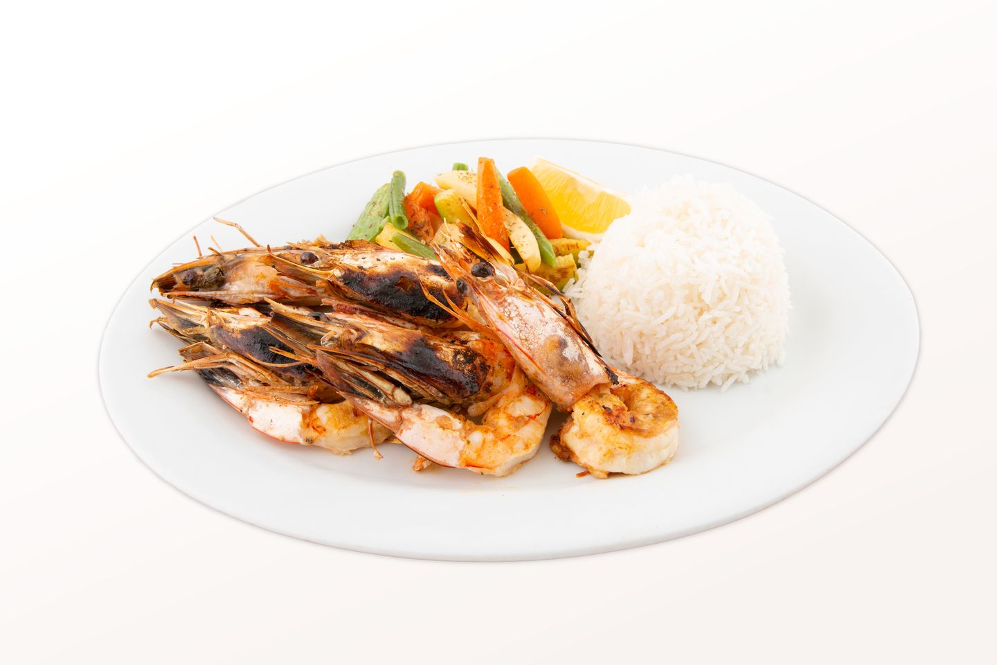 Grilled Shrimps Dish