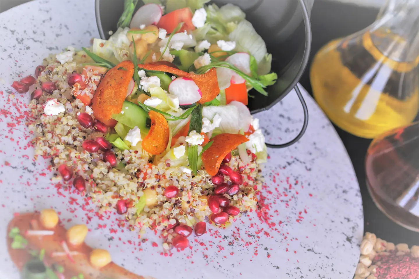 Quinoa Fattoush Salad
