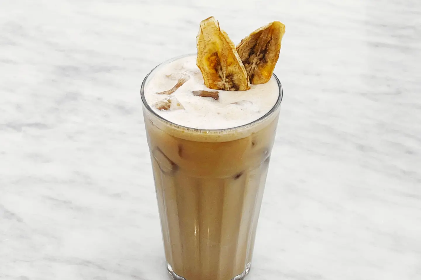 Toasted Banana Iced Latte