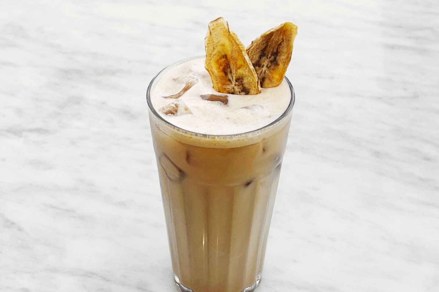 Toasted Banana Iced Latte