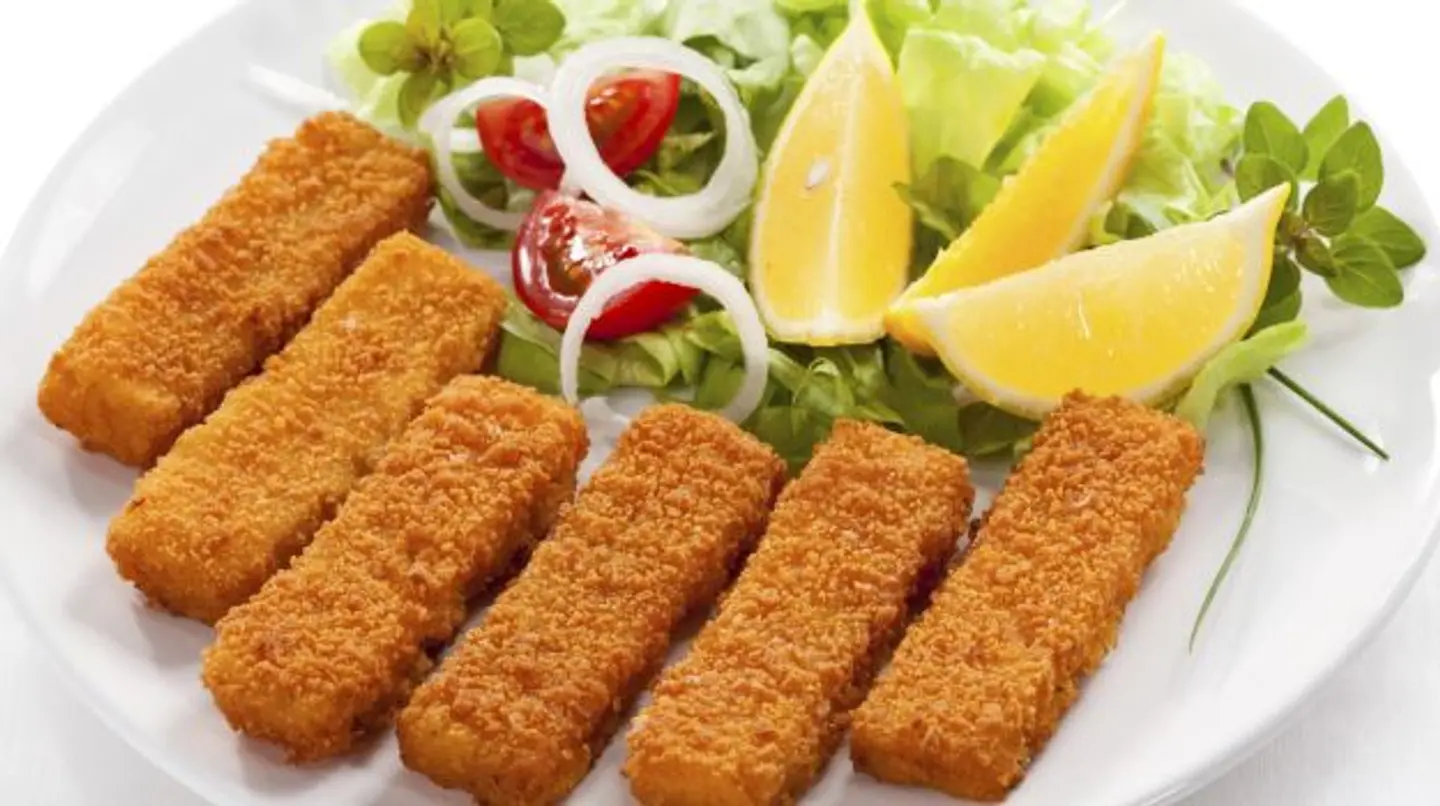 اصابع مقلية من سمك