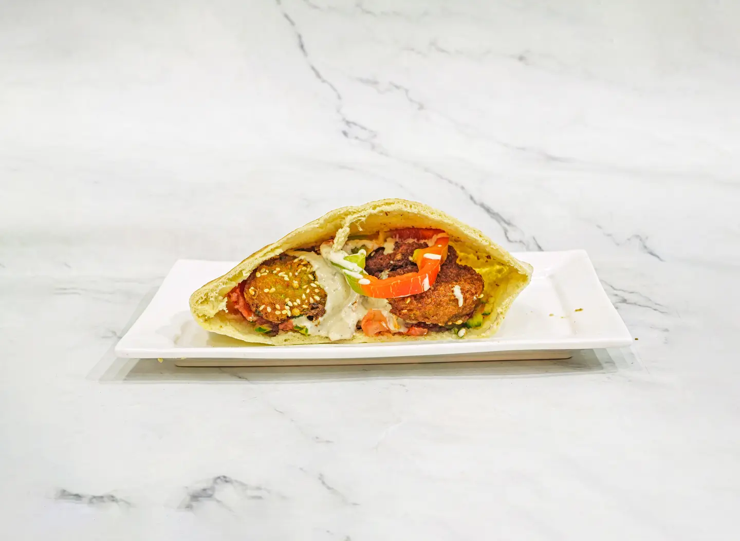 Mix Falafel With Egg