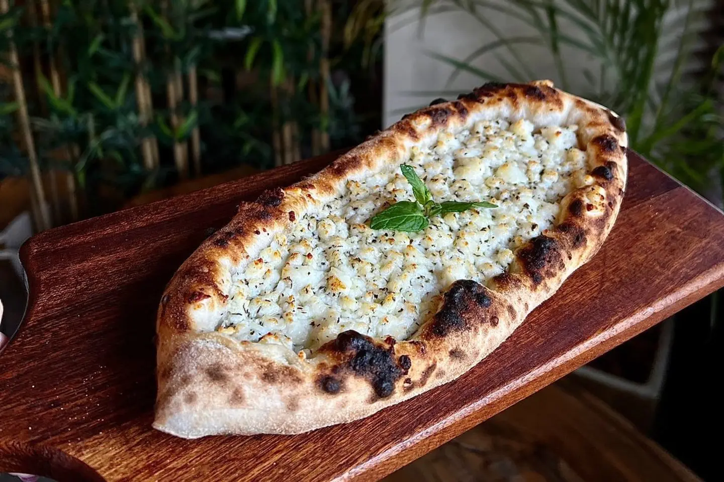 Halloumi Mint Flatbread