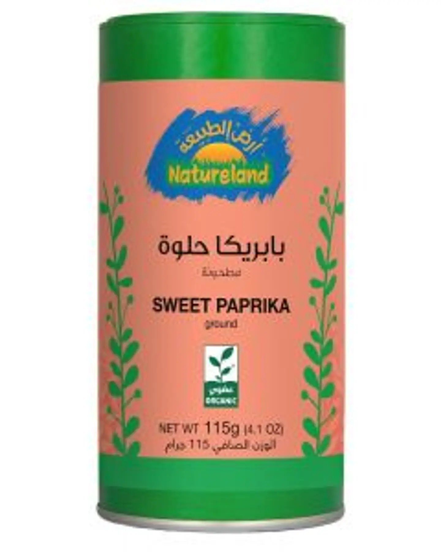 بابريكا حلوة مطحونة 115جم عضوى - علبة