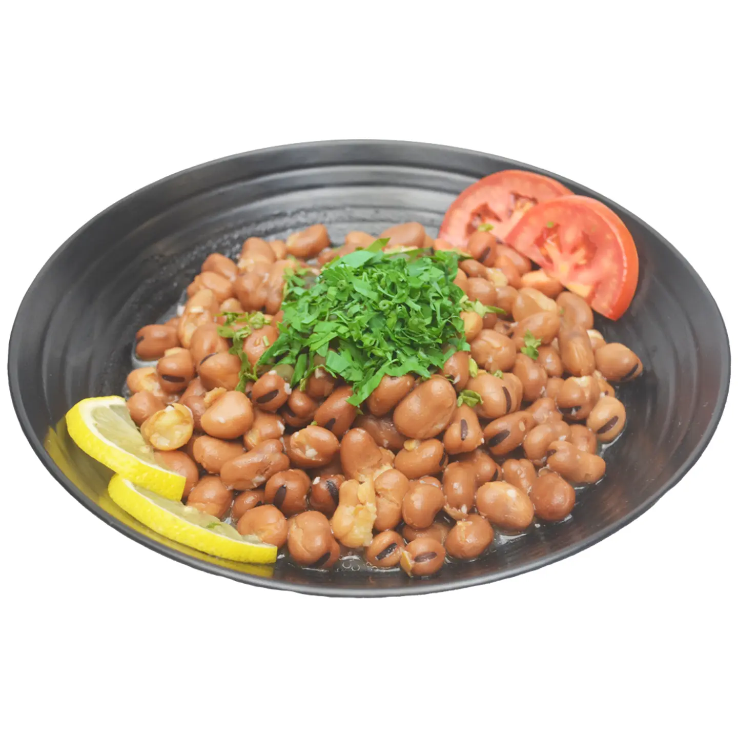 Foul With Vegetable Plate