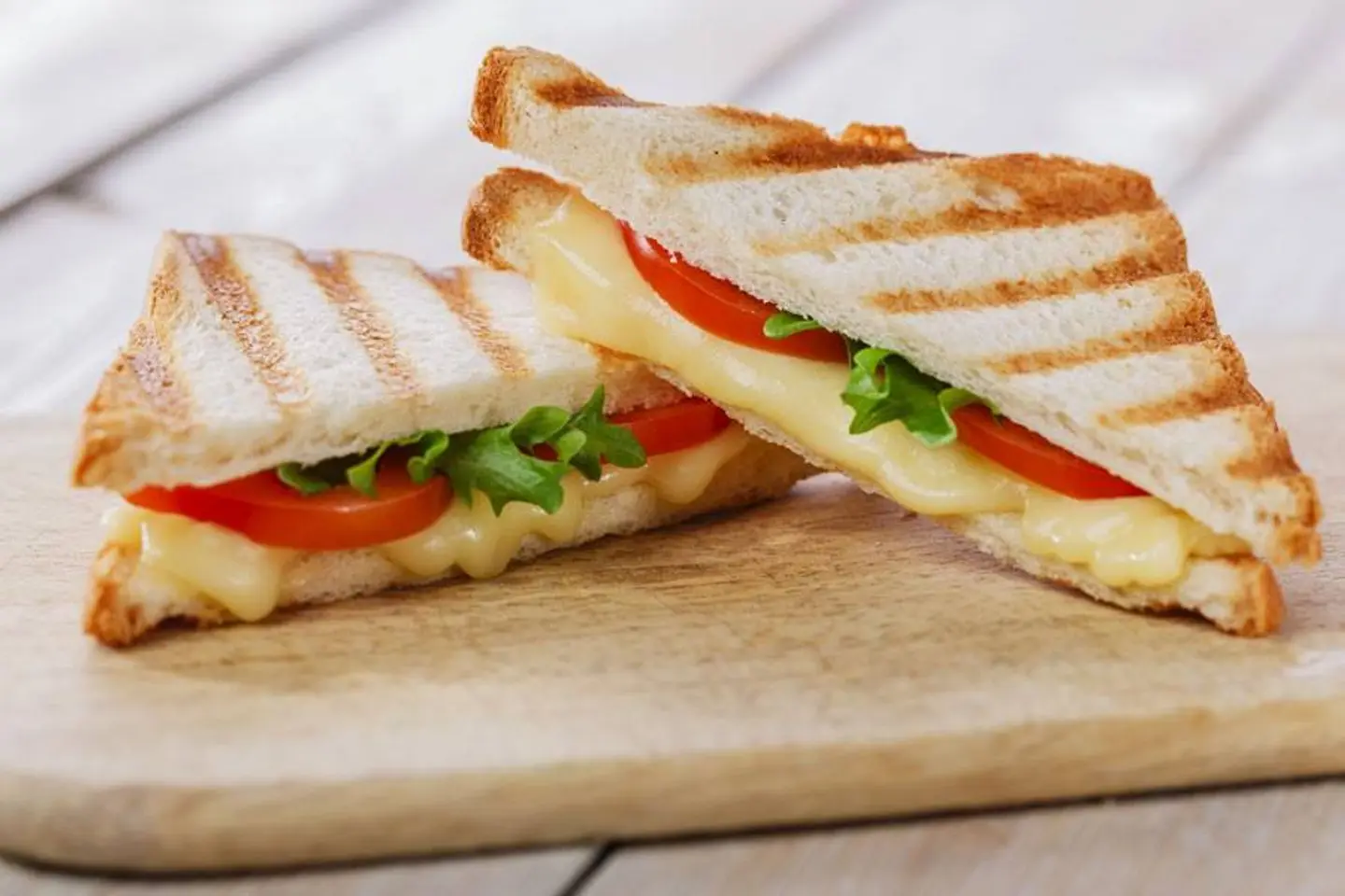 Three Cheese Club Sandwich