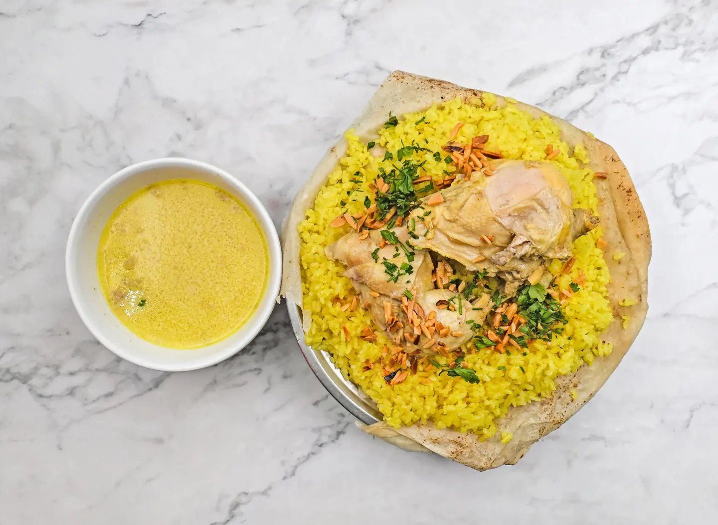 Mansaf Chicken With Rice