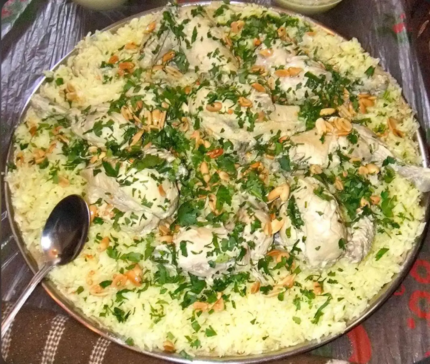 Half Chicken Mansaf With Rice