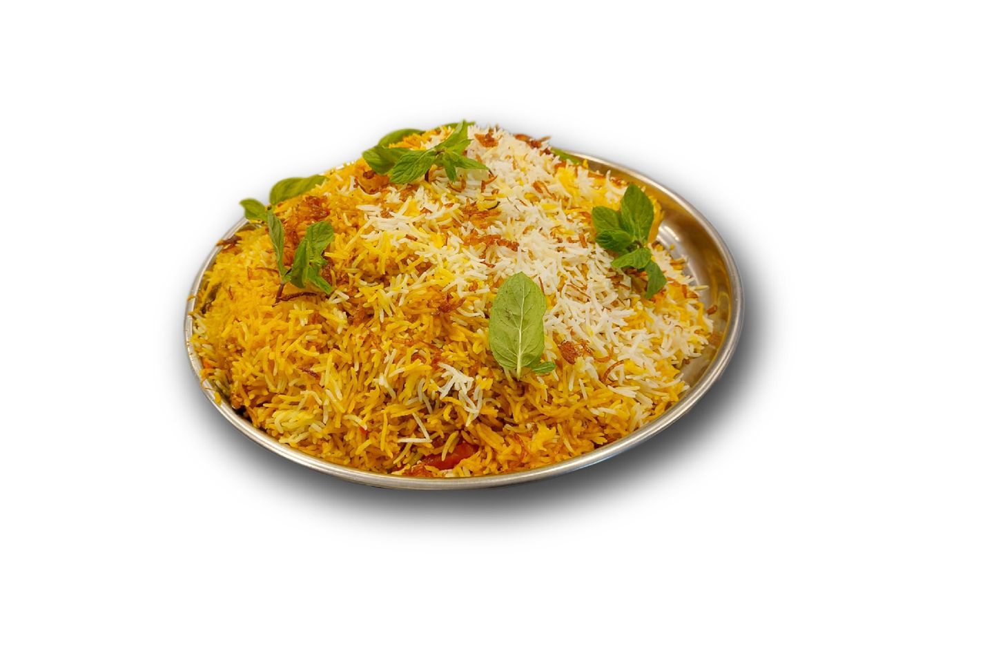 صحن كبير برياني دجاج