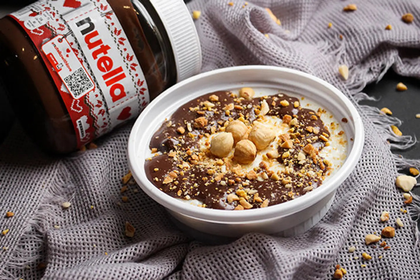 Rice Pudding With Nutella
