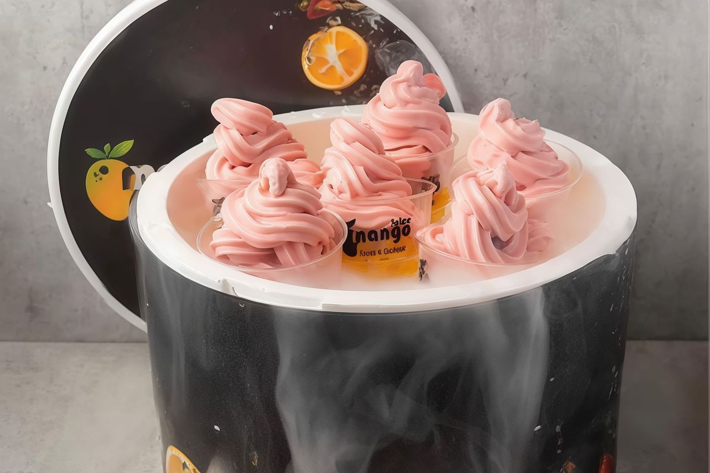 Awar Galb Ice Cream Box With Mango Pieces