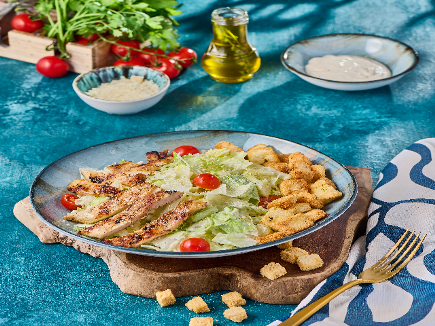 Caesar Salad With Grilled Chicken