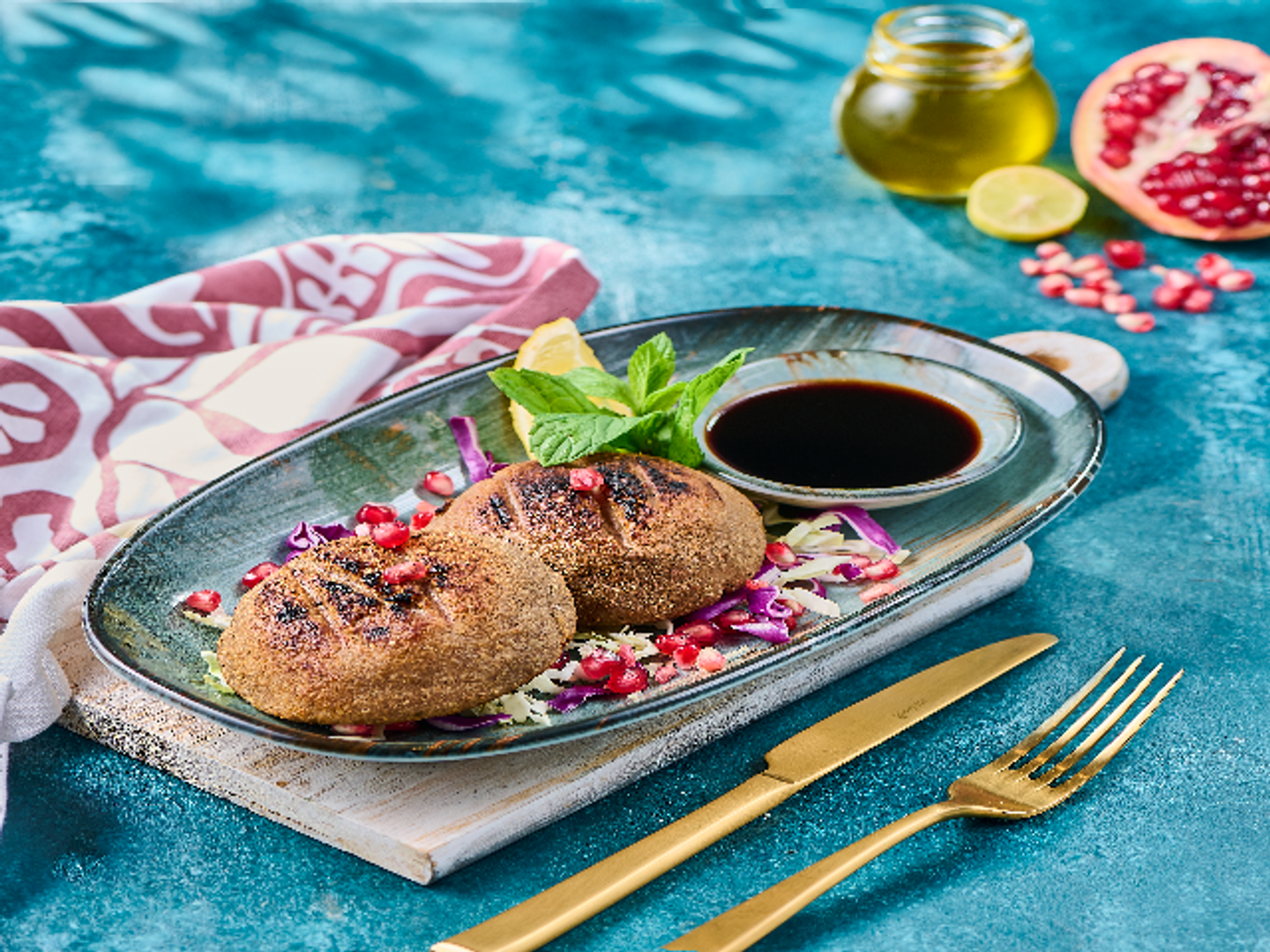 Grilled Kebbeh Saj