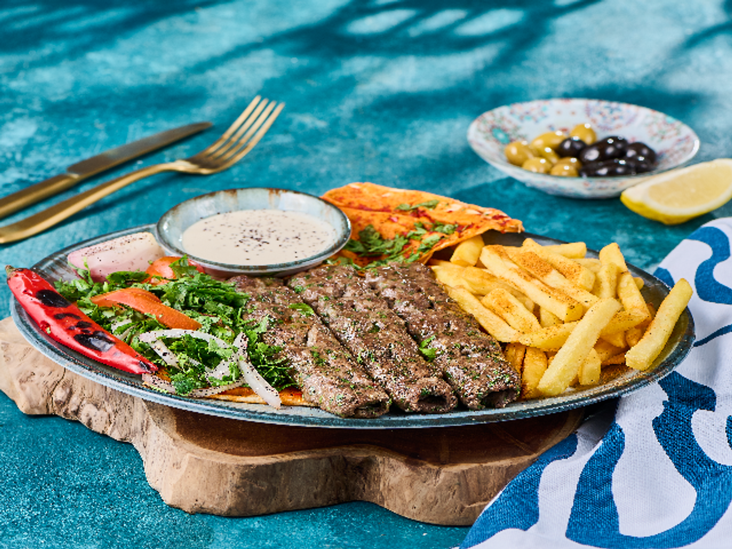 Grilled Antably Kebabs