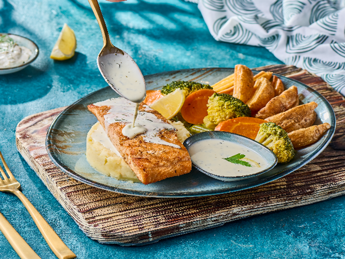 Char Grilled Salmon