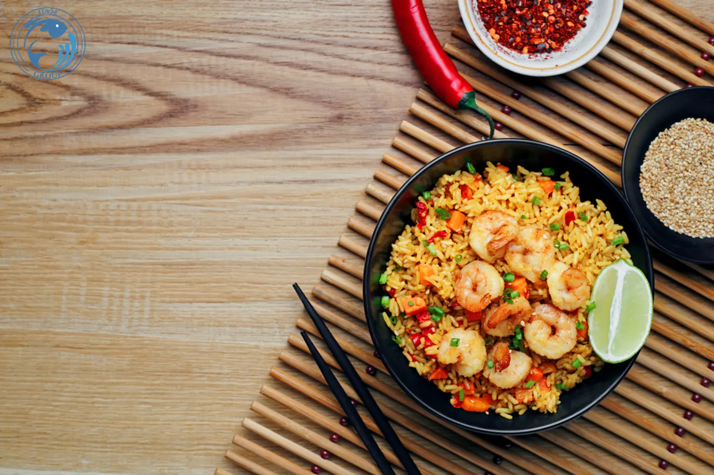 أرز بالجمبري