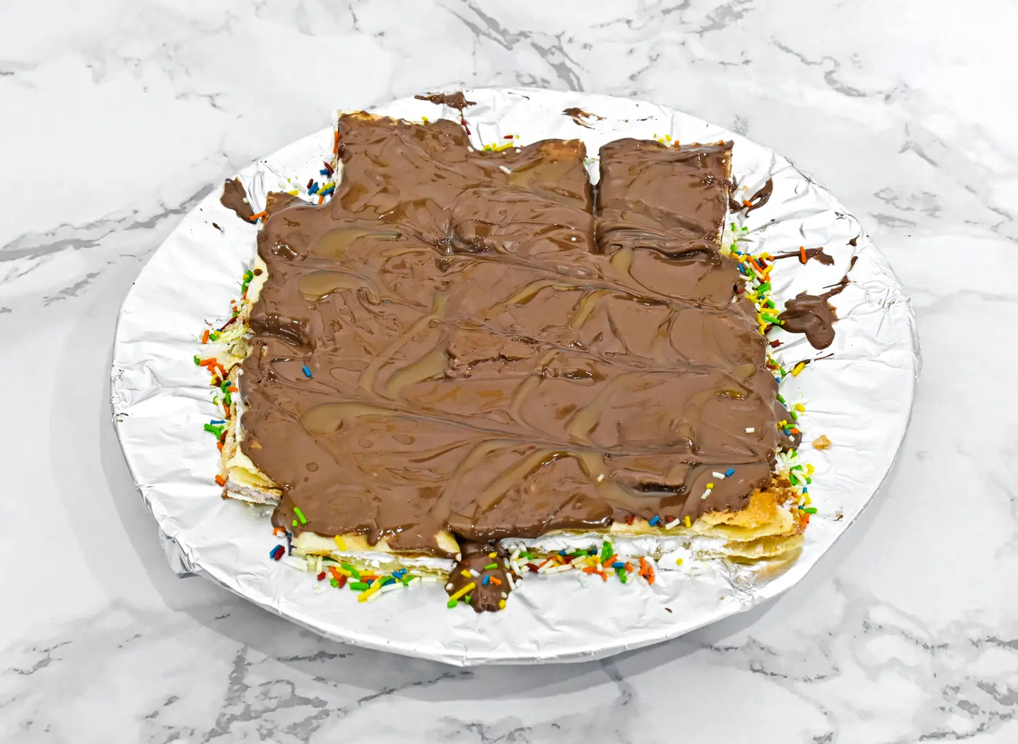 فطيرة نوتيلا وموز