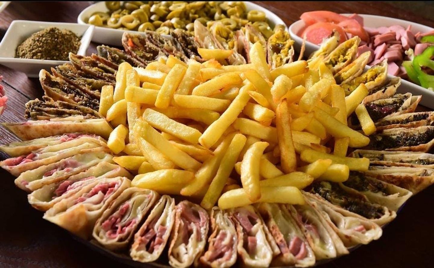 صحن شاميات مشكل