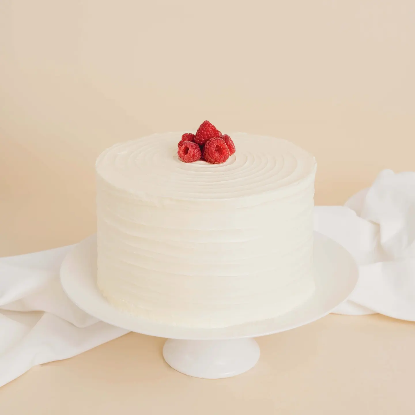 Vanilla Raspberry Cake