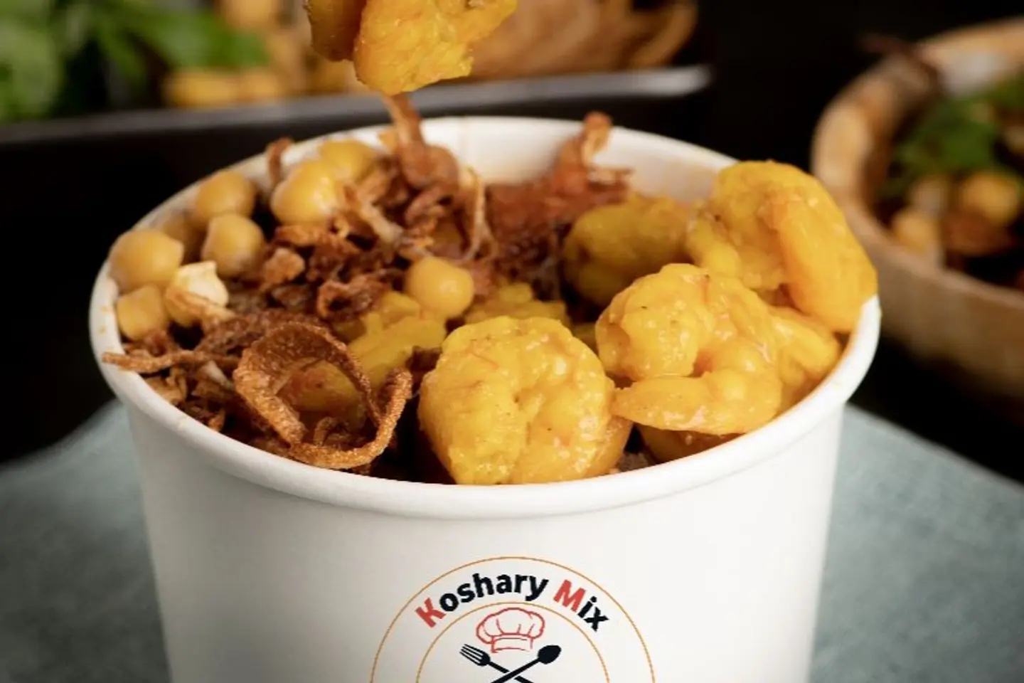 Shrimp Koshari - Shrimp Koshari