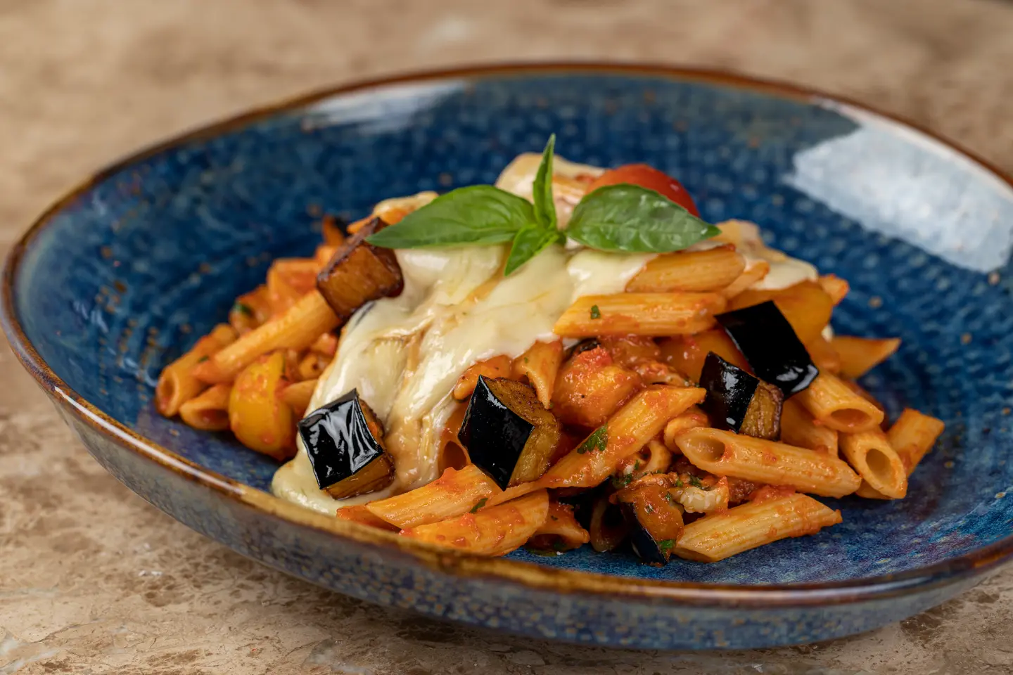 Penne Scamorza Melenzani