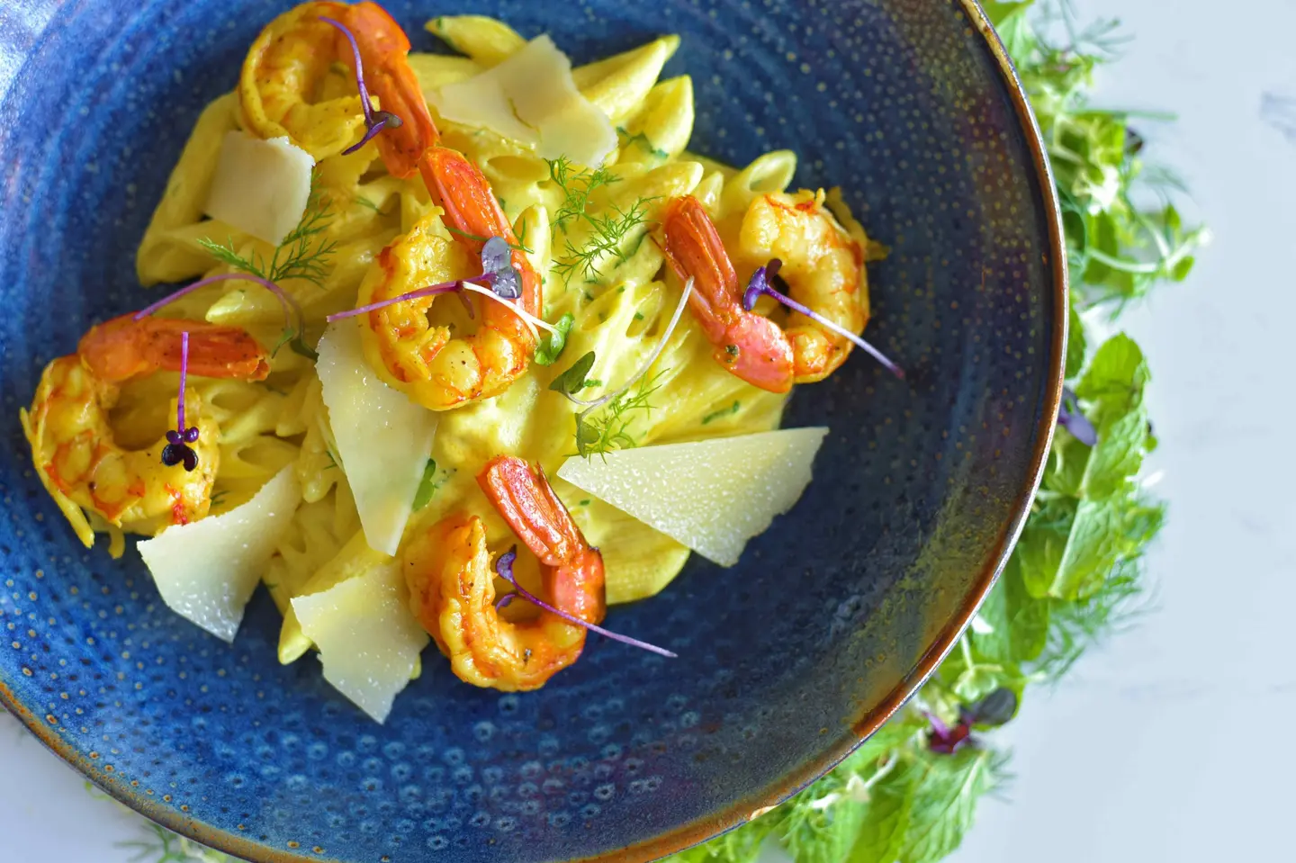 Penne Milanese E Gambri