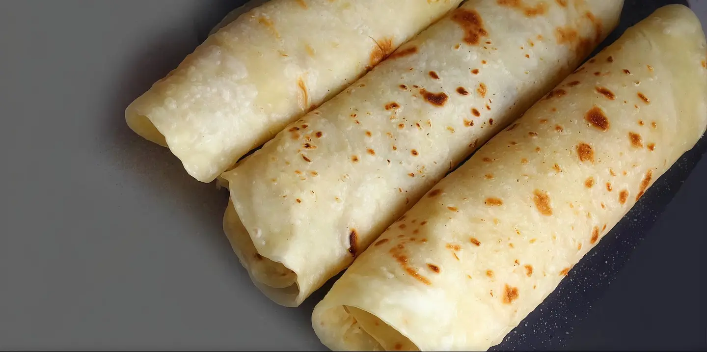 Cheese And Oman Chips Chapati